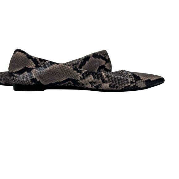 Frye Sienna Snakeskin Ballet Flat Women's 9 Pointed Toe Sophisticated Career - Picture 4 of 11